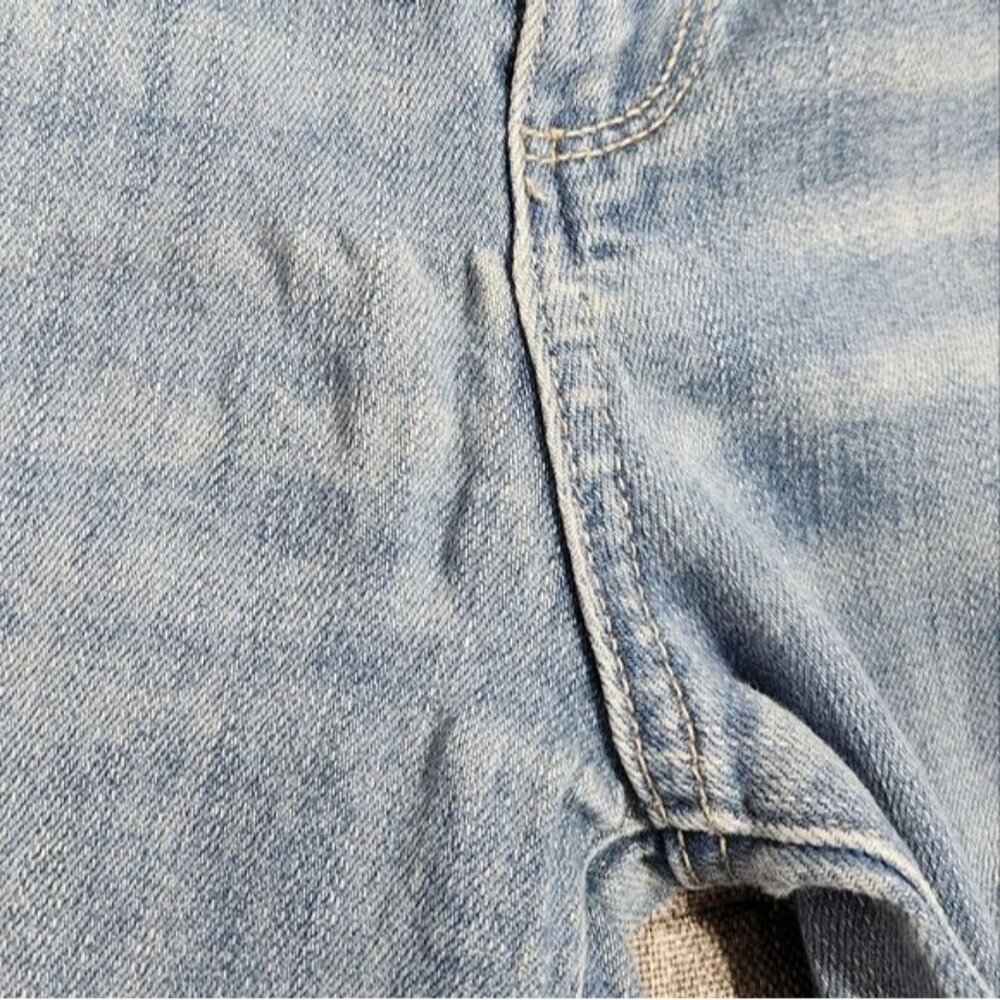 Paige Hoxton High-Rise Slim Raw Hem Jeans - Blue Size 28 - Picture 16 of 16
